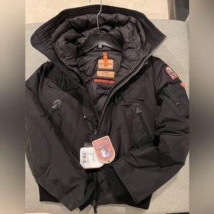 Parajumpers Gobi Base Down Bomber (Size Medium, Black) - Brand New with Tags